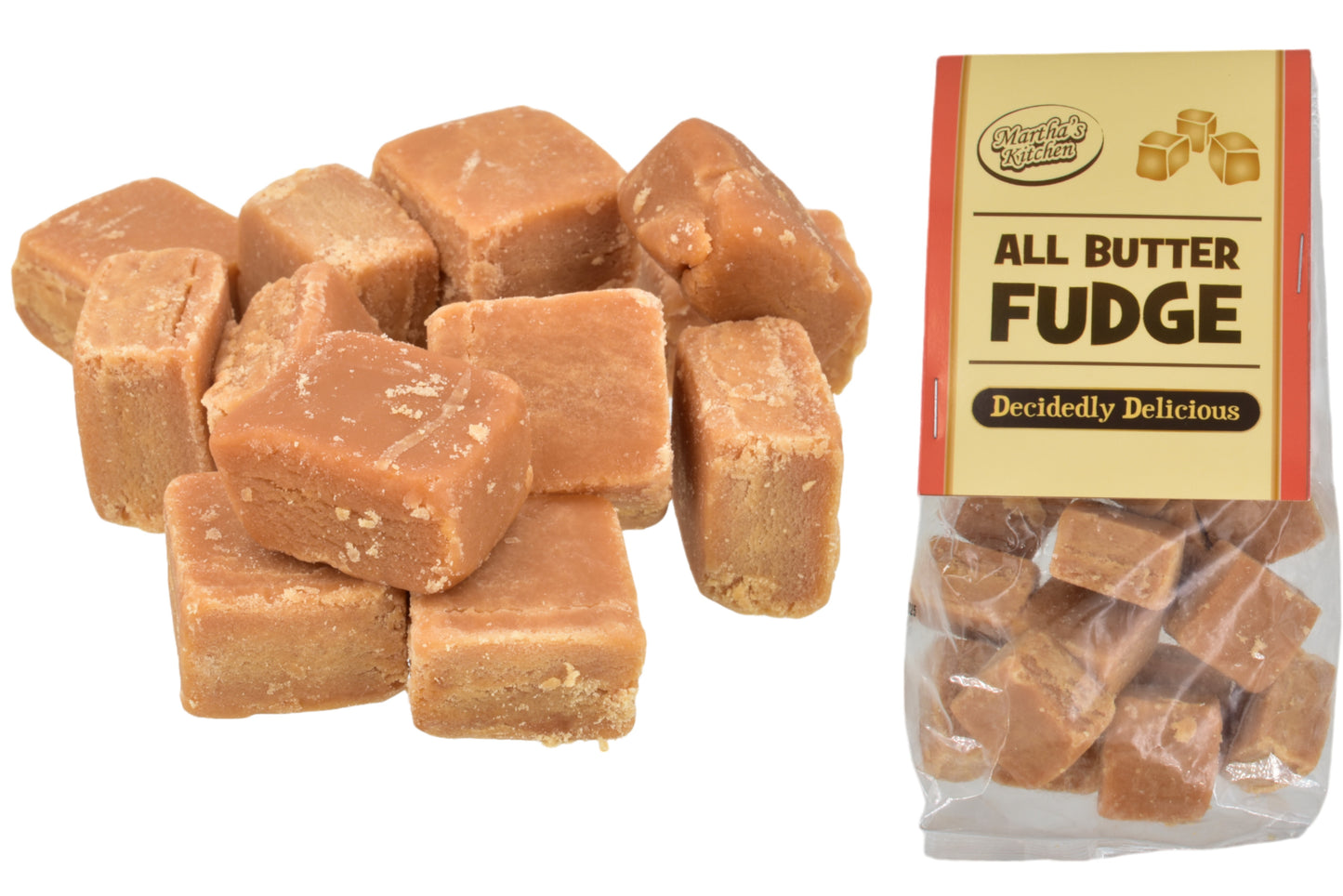 150g Bag All Butter Fudge by Martha's Kitchen