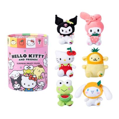 Hello Kitty Collectible Fruity Plush Mystery Soft Toy - 6 to Collect