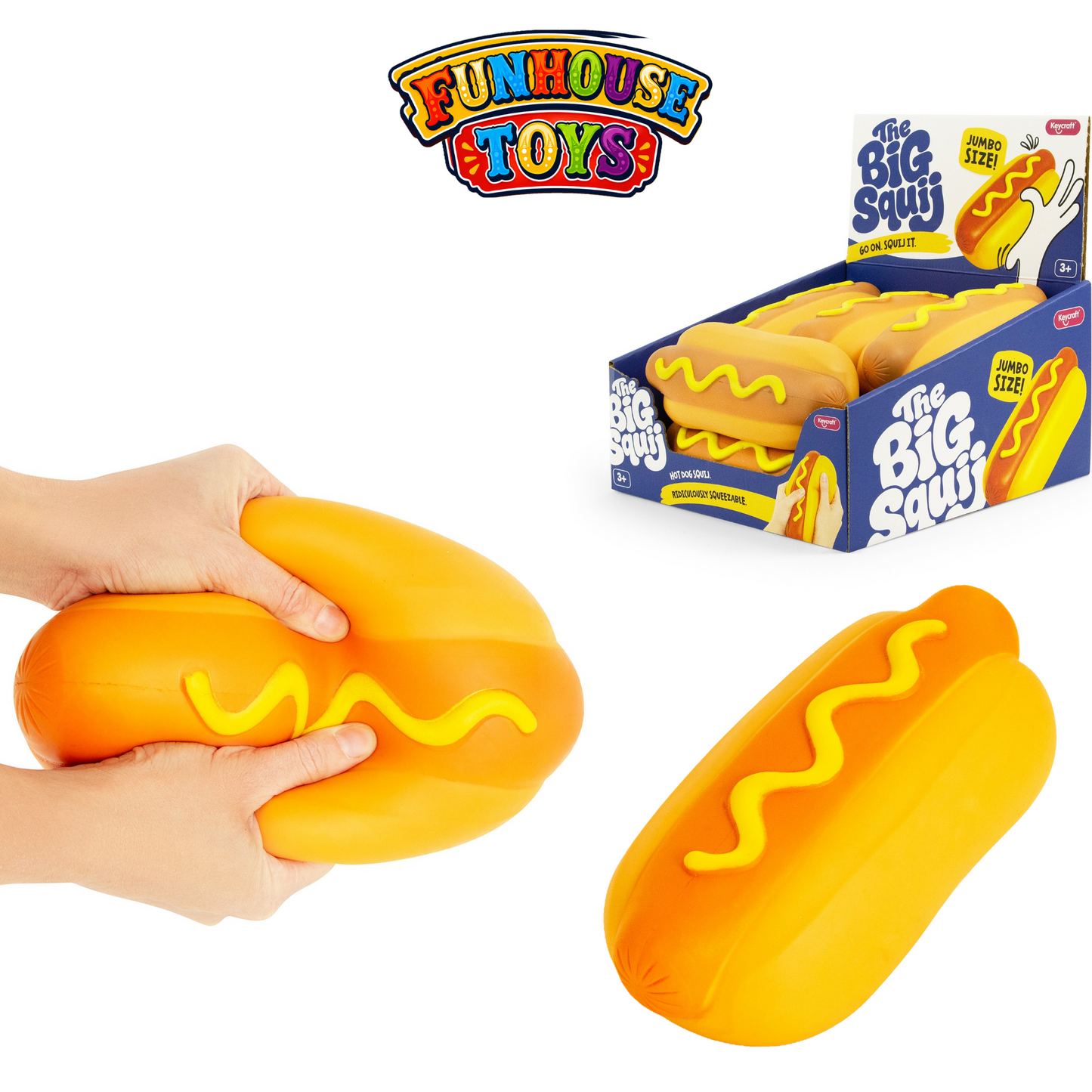 Big Squij Hotdog - Jumbo Squishy