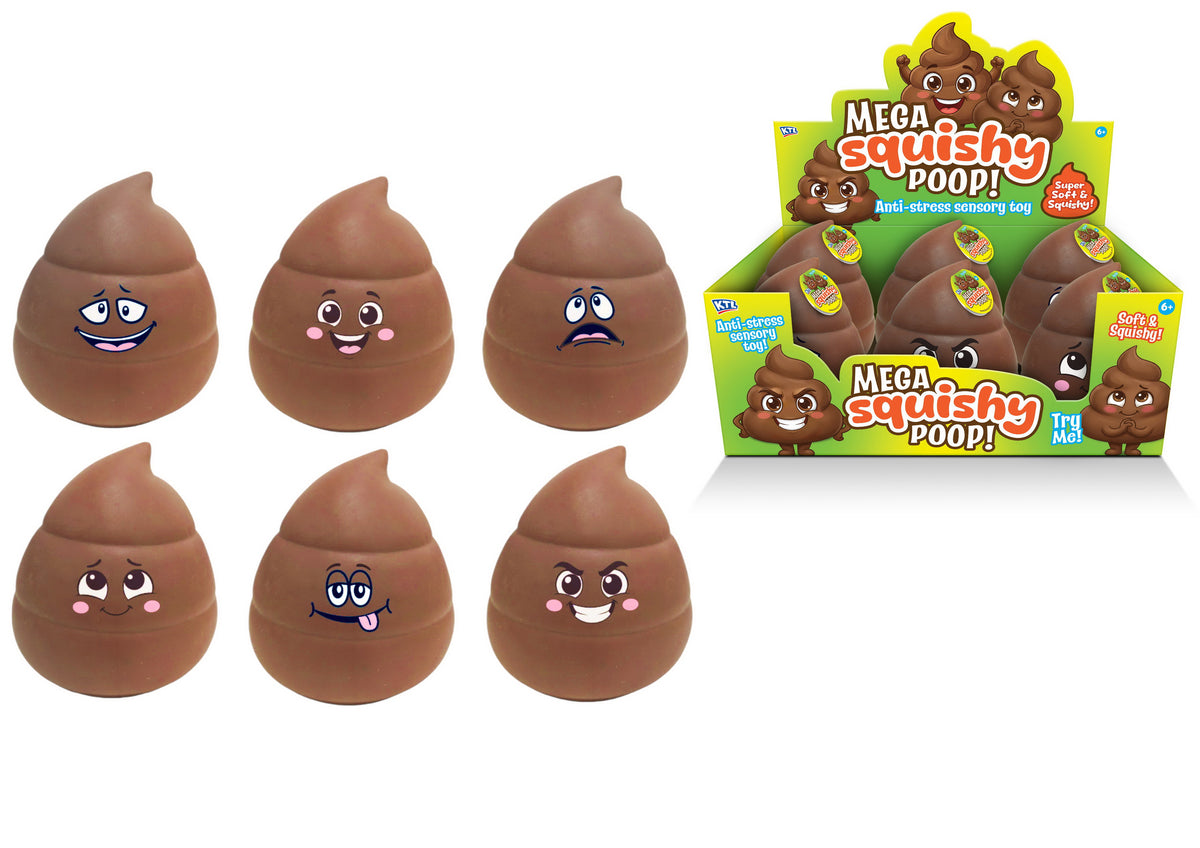 Mega Squishy Poop Large Poo - One selected at random