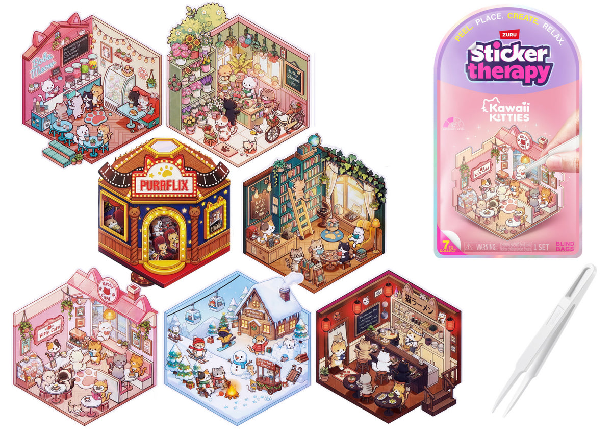 Zuru Sticker Therapy Kawaii Kitties