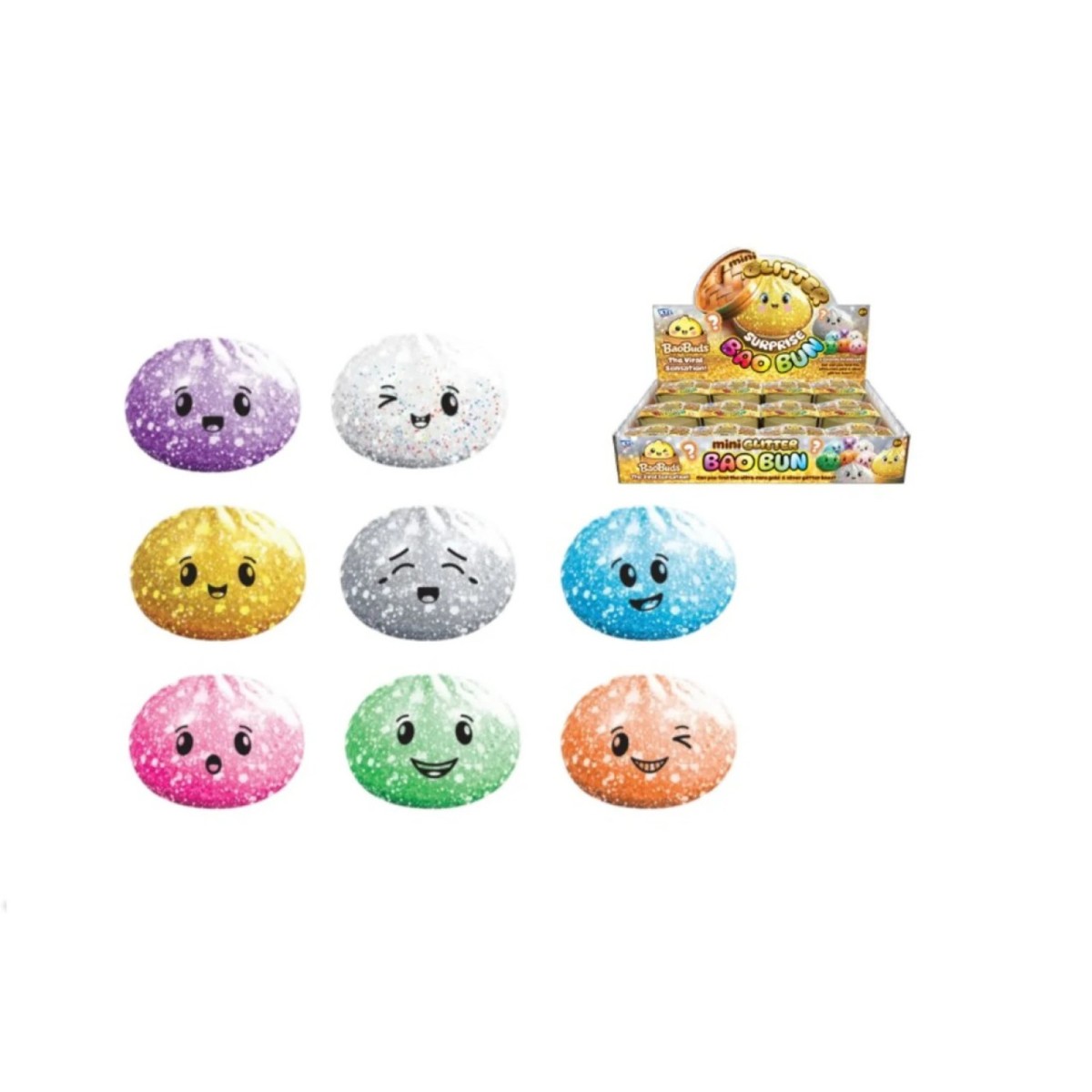 Mini Glitter Dumpling by KTL - Mystery Squishy Bao Buns