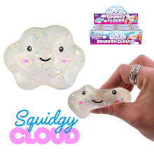 Squidgy Clouds - Soft and Squishy Cloud-shaped Sensory Toy for Kids - Perfect for Relaxation and Stress Relief with Sparkly Glitter