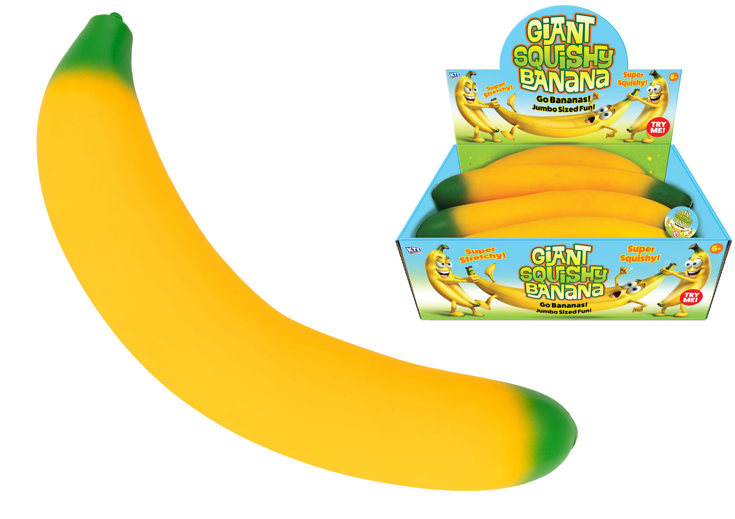 Jumbo Squishy Banana - 38cm Foam Filled