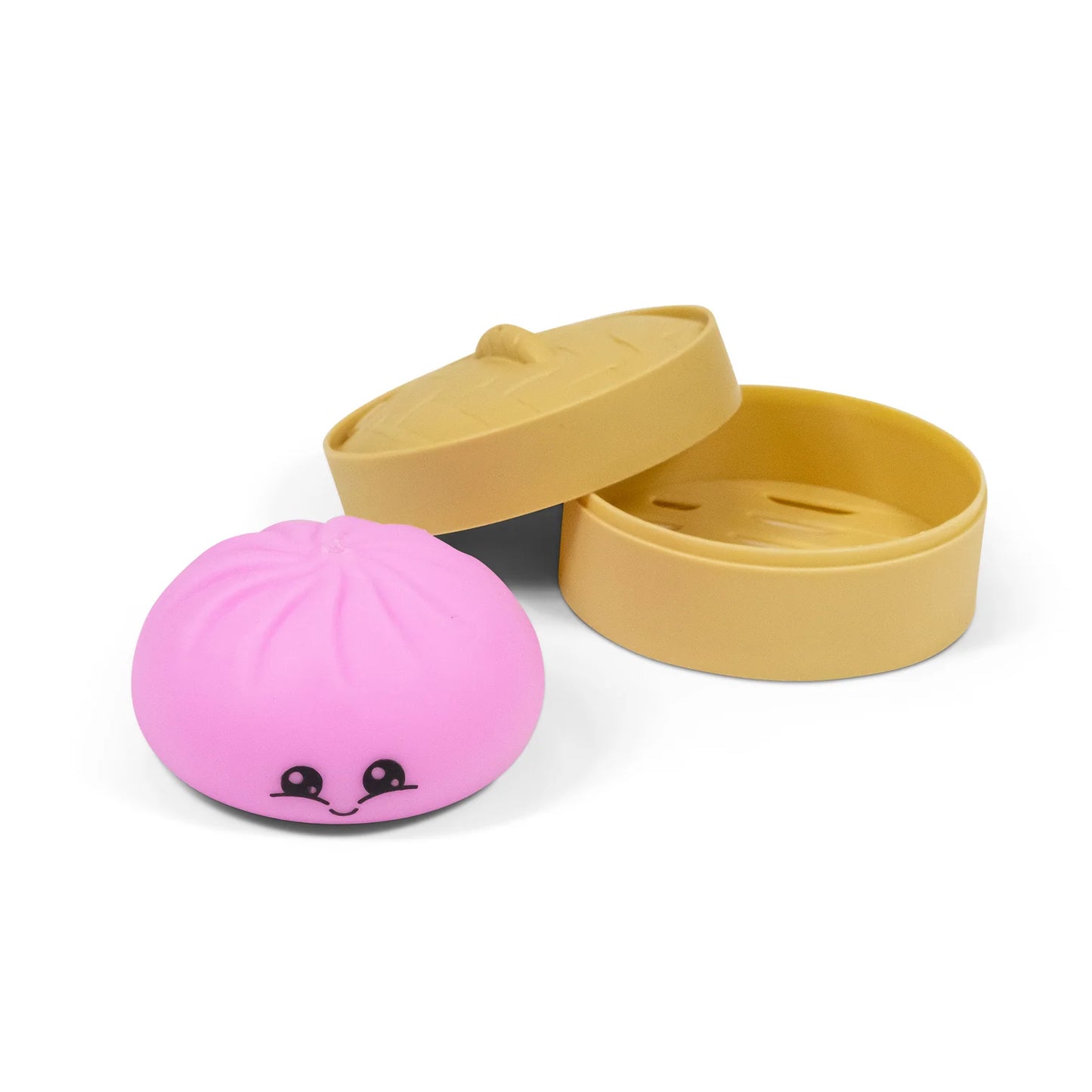 Scrunchems Dumpling Squishy Squeezy Stretchy Toy in Pink, Blue or Yellow