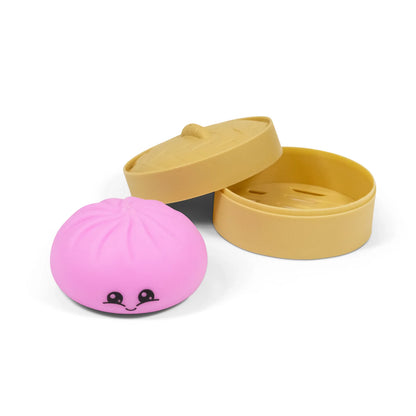 Scrunchems Dumpling Squishy Squeezy Stretchy Toy in Pink, Blue or Yellow