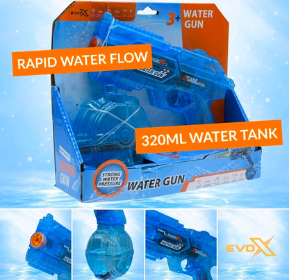 Evo-X Rapid Fire Light Up Water Gun Pistol