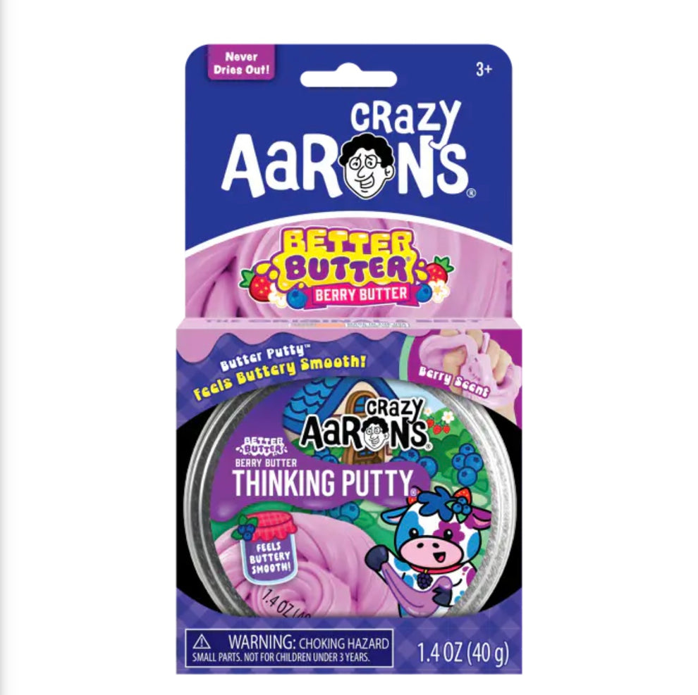Crazy Aaron's Thinking Putty Better Butter Berry Butter