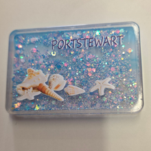 Portstewart Glitter Gel Filled Magnet with Moving Glitter