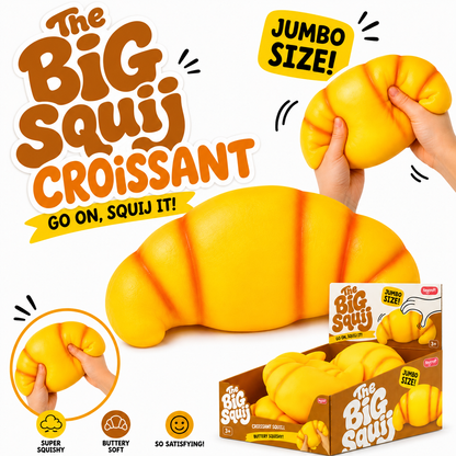 Big Squij Jumbo Squishy Croissant