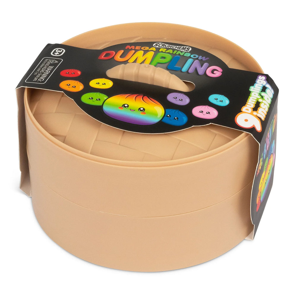 Scrunchems Mega Rainbow Dumpling Set - 1 Big, 8 Mini Dumplings