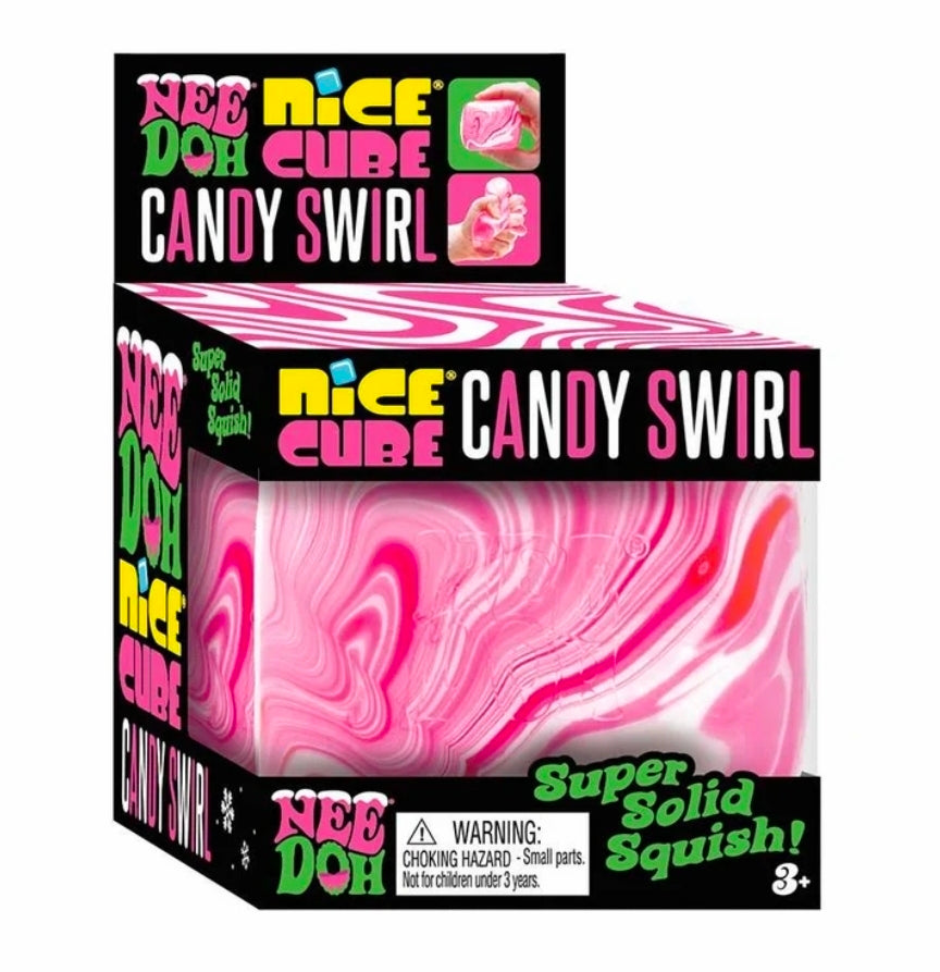 NeeDoh Candy Swirl Nice Cube
