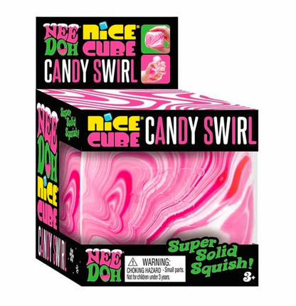 NeeDoh Candy Swirl Nice Cube