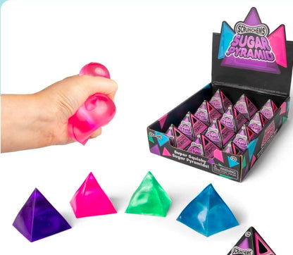 Scrunchems Sugar Filled Pyramid Squishy Toy