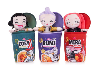KPop Demon Hunters Noodle Pot Plush Doll and Holder