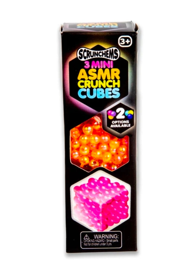 Scrunchems ASMR Mini Crunch Cube 3 Pack - Colours Vary