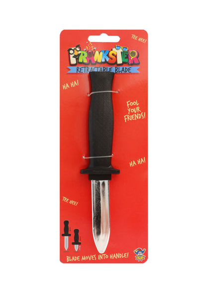 Joke Retractable Knife - 18cm Trick Dagger