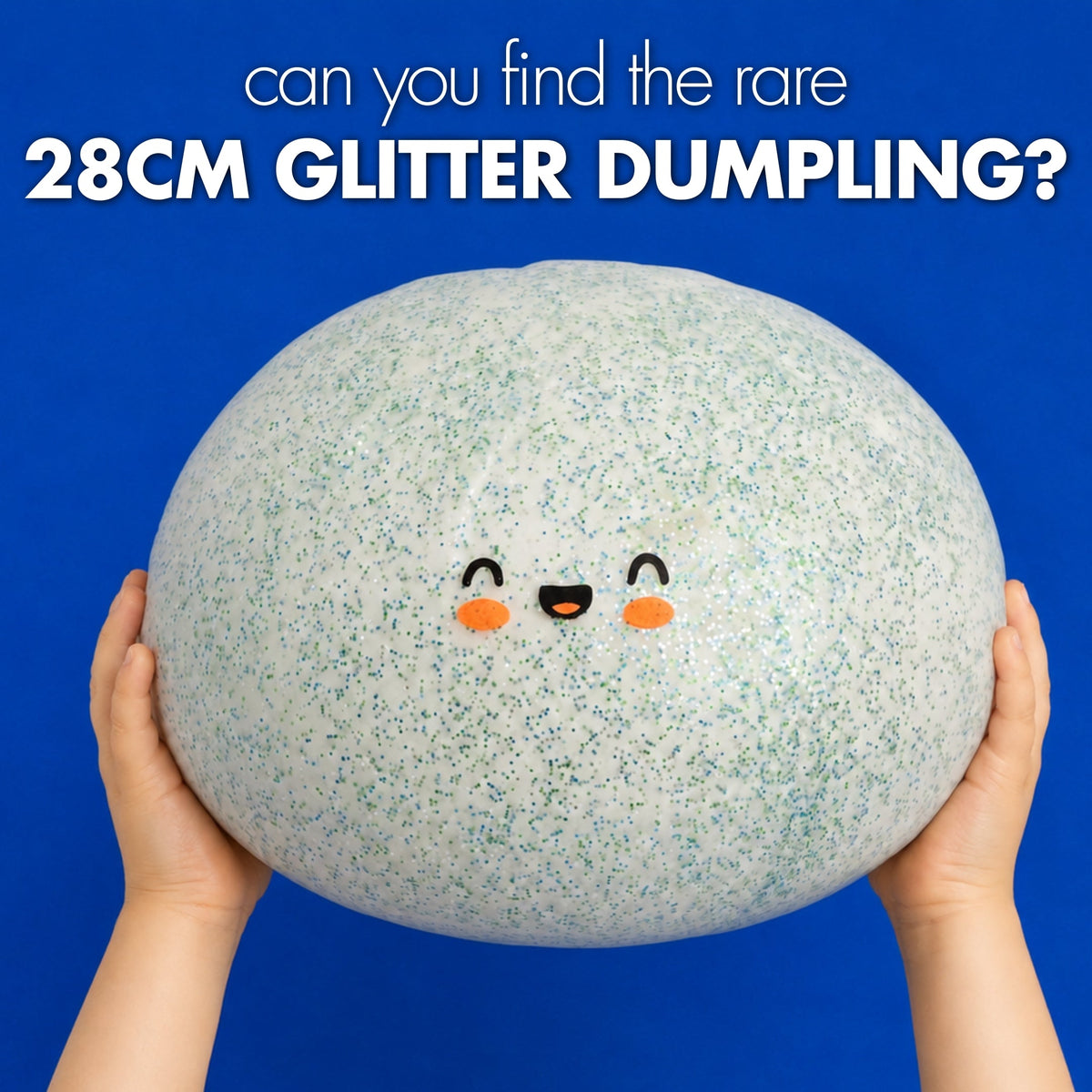 RMS MEGA JUMBO 28cm Mystery Squishy Dumpling - Rainbow Glitter Edition - DELIVERY FROM 2ND NOVEMBER