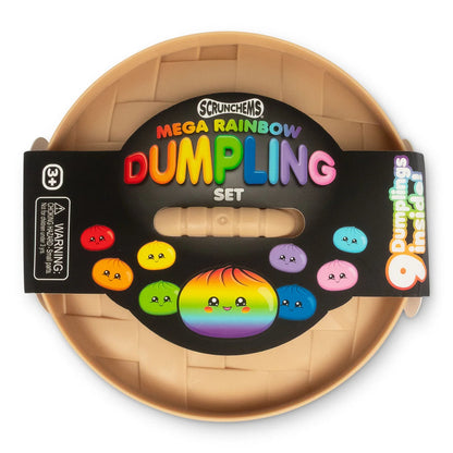 Scrunchems Mega Rainbow Dumpling Set - 1 Big, 8 Mini Dumplings