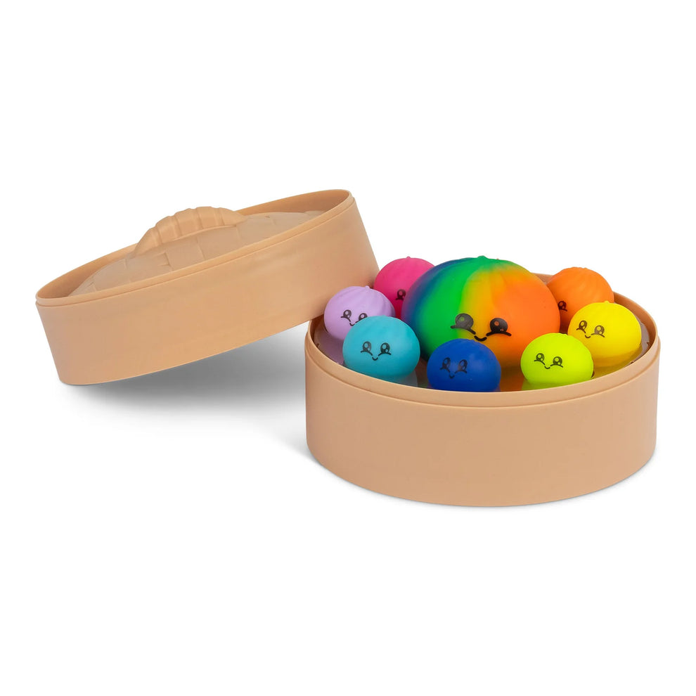Scrunchems Mega Rainbow Dumpling Set - 1 Big, 8 Mini Dumplings