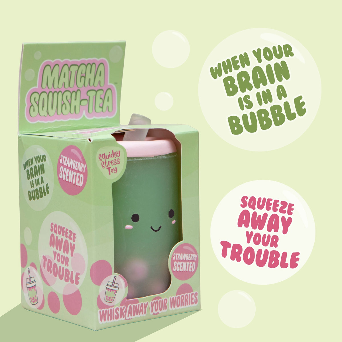 Matcha Squishy Tea - Squishy Toy Strawberry Scented