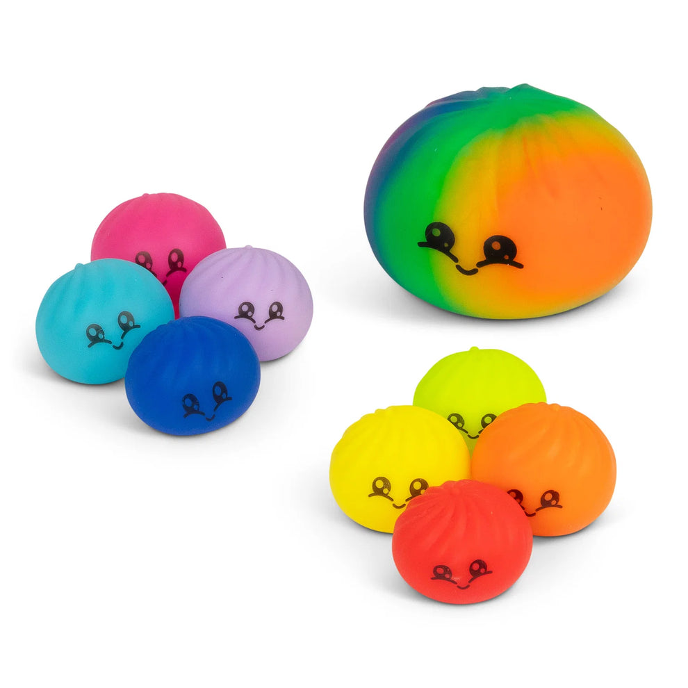 Scrunchems Mega Rainbow Dumpling Set - 1 Big, 8 Mini Dumplings