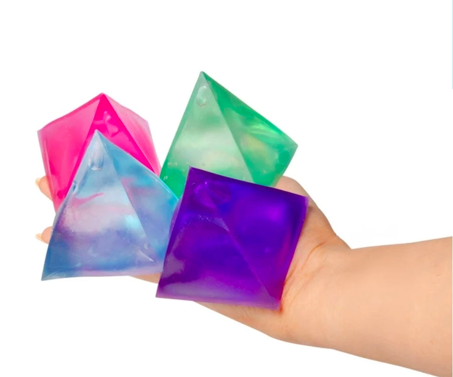 Scrunchems Sugar Filled Pyramid Squishy Toy