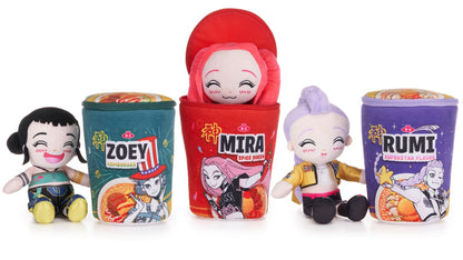 KPop Demon Hunters Noodle Pot Plush Doll and Holder