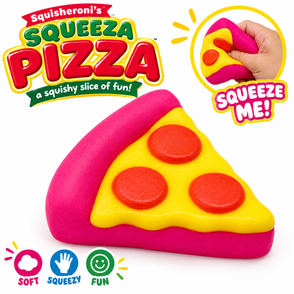 Squeeza Squishy Pizza Slice by KTL